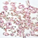 HB Cruystal 150PCS Sew-On Glass Rhinestones(Baby Pink)