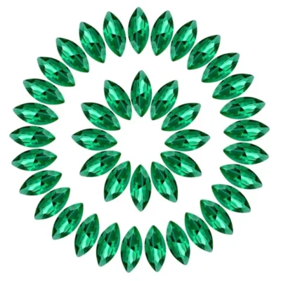 HB Cruystal ESSENTIAL NAVETTE EMERALD FANCY STONES